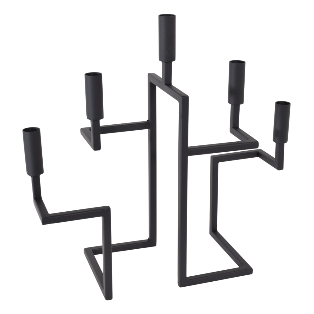 LOFT42 Super cooler Kerzenständer für 2 Kerzen Schwarz