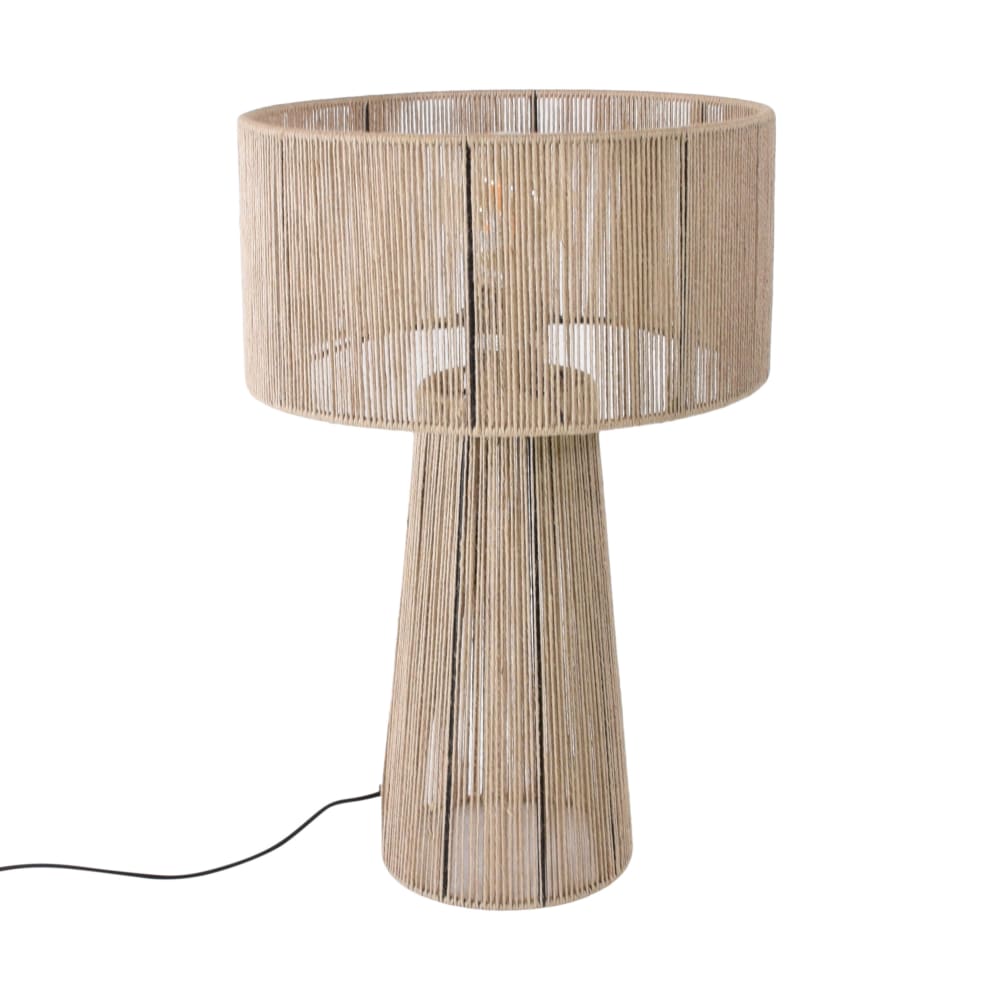 URBAN INTERIORS Hängelampe aus Jute Braun