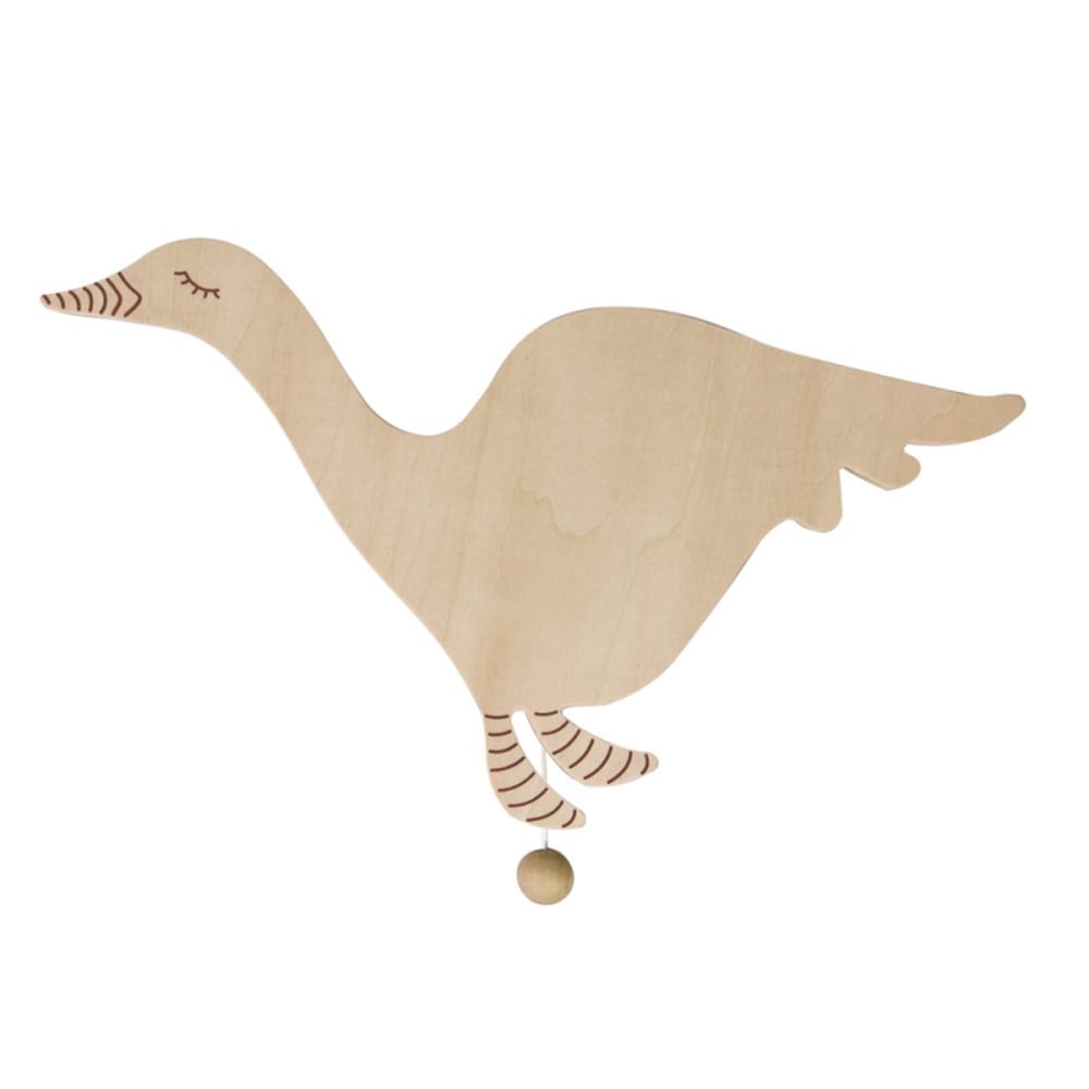 Egmont Toys Gans-Wand-Spieluhr BEIGE HOLZ Kinder