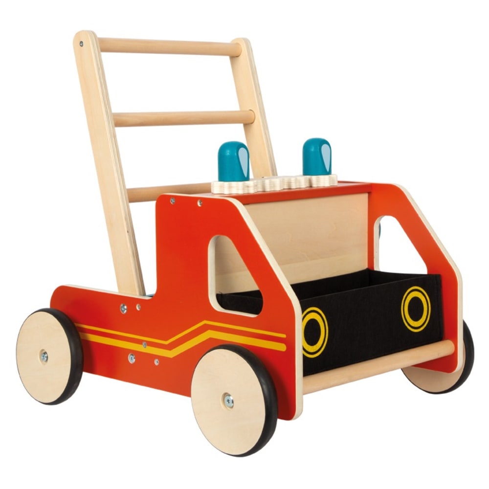 Small foot company Lauflernwagen Feuerwehr ROT HOLZ Kinder