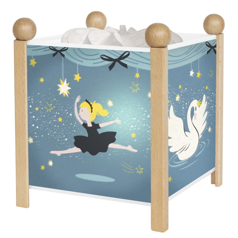 Trousselier Zauberlaterne Ballerinas - natur BLAU HOLZ Kinder