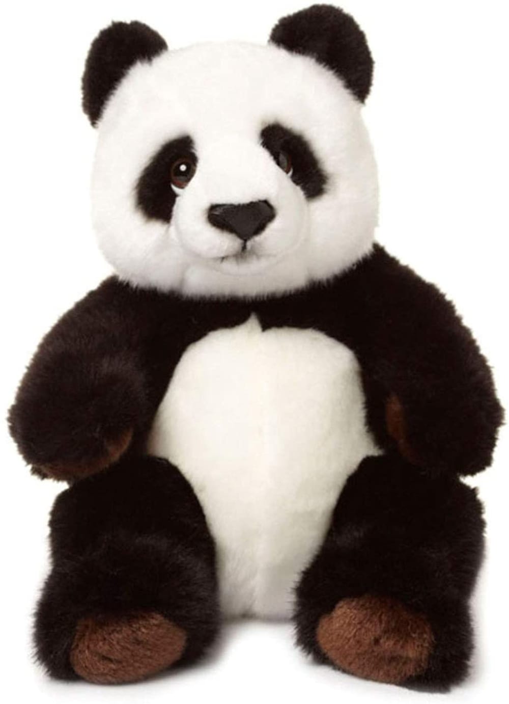 WWF Plüsch Panda sitzend 22 cm Schwarz Öko-Tex Zertifikat Pes - Polyester