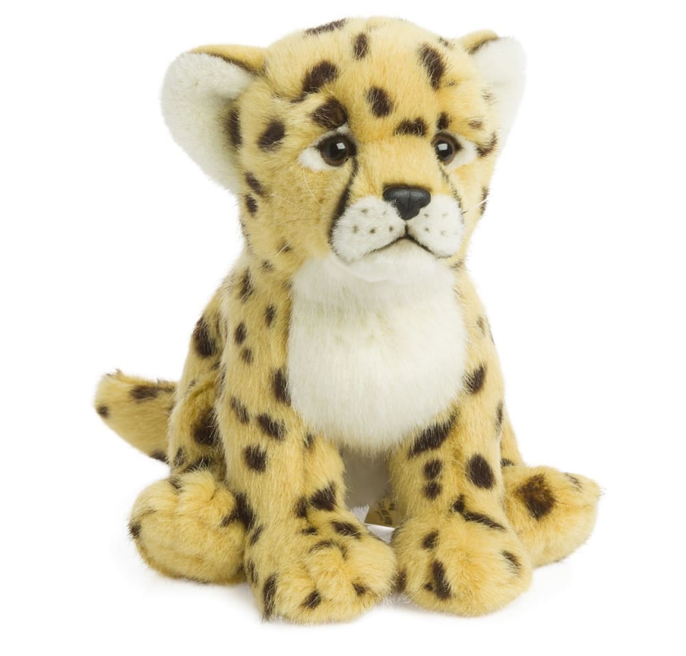 WWF Plüsch Gepard 23 cm Beige Öko-Tex Zertifikat Pes - Polyester