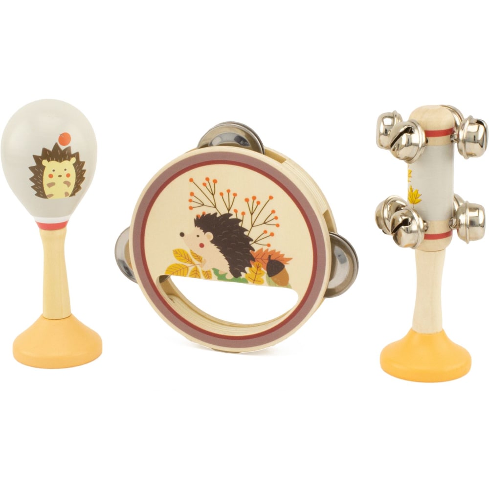 Ulysse Igel-Musikset BEIGE HOLZ Baby