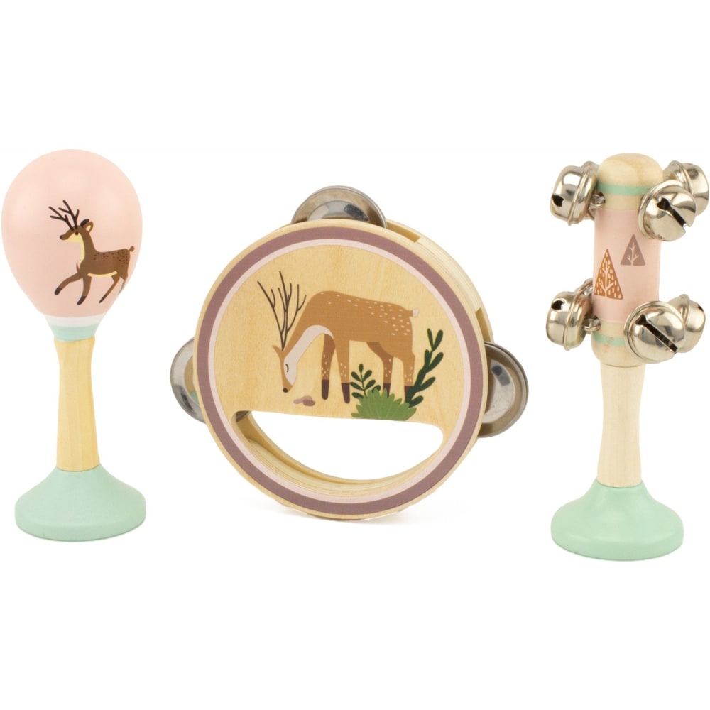 Ulysse Reh-Musikset BEIGE HOLZ Baby