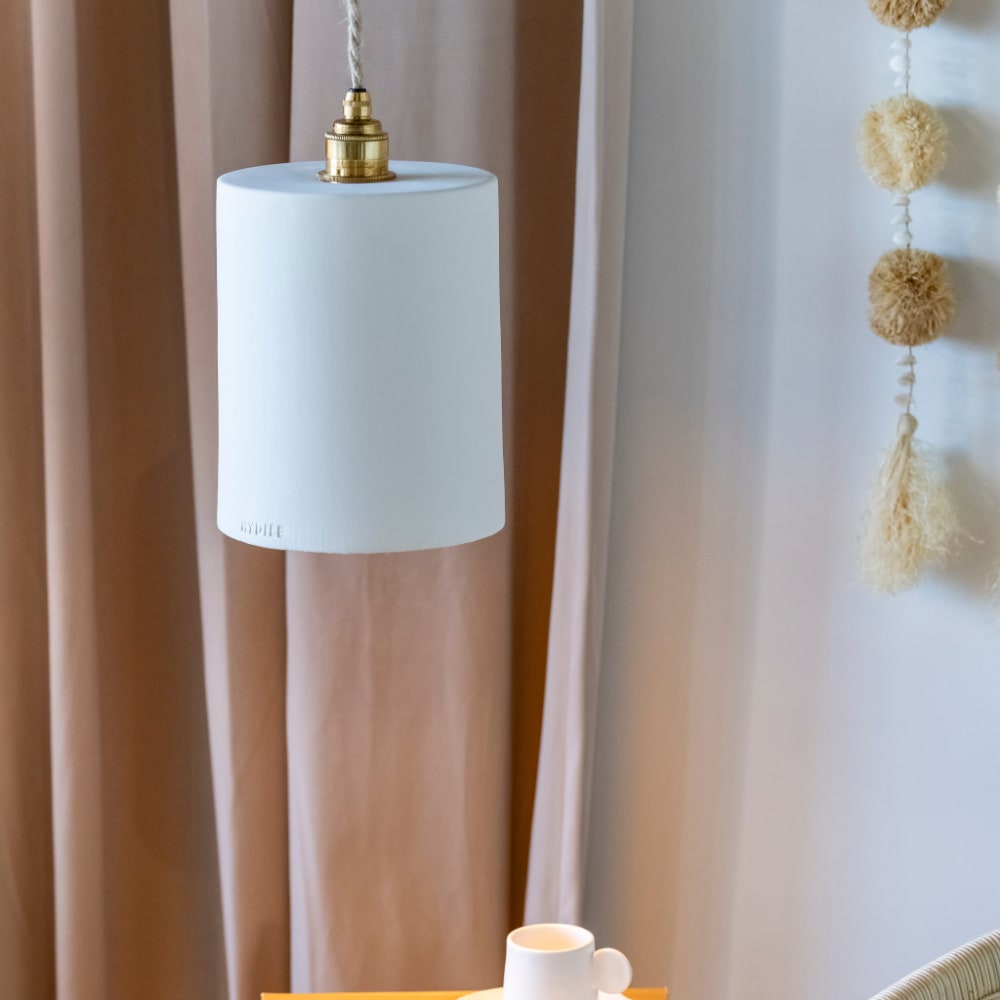 Suspension en terre cuite blanche — vue 4
