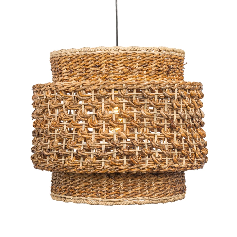 Suspension en feuilles de bananier