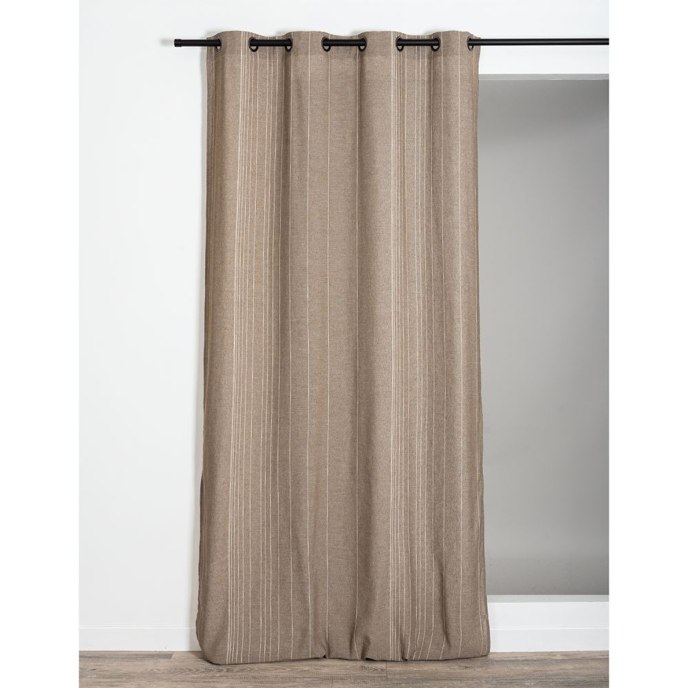 Moondream Thermovorhang Ösens Beige MC637 140Lx260H style classic chic Beige Öko-Tex Zertifikat Pes - Polyester
