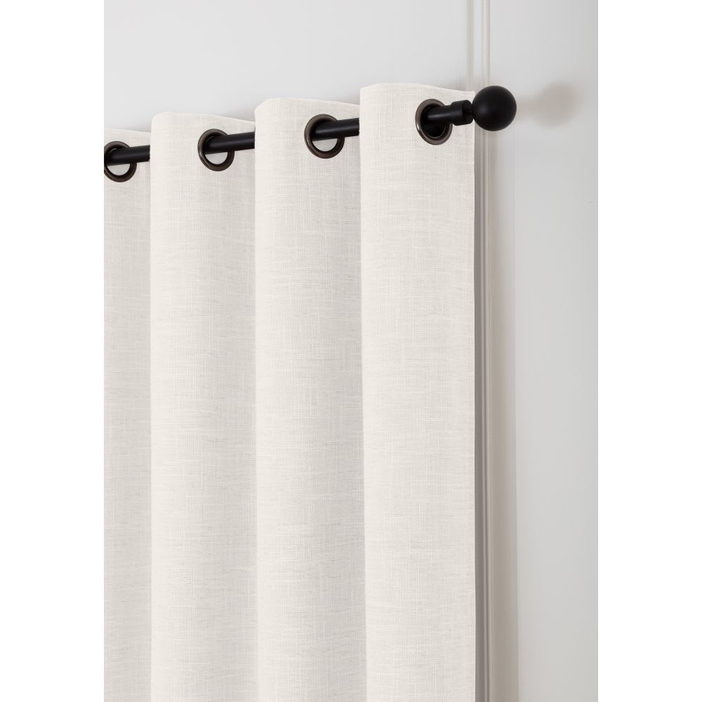 Rideau phonique oeillets beige mc636 130lx250h — vue 3