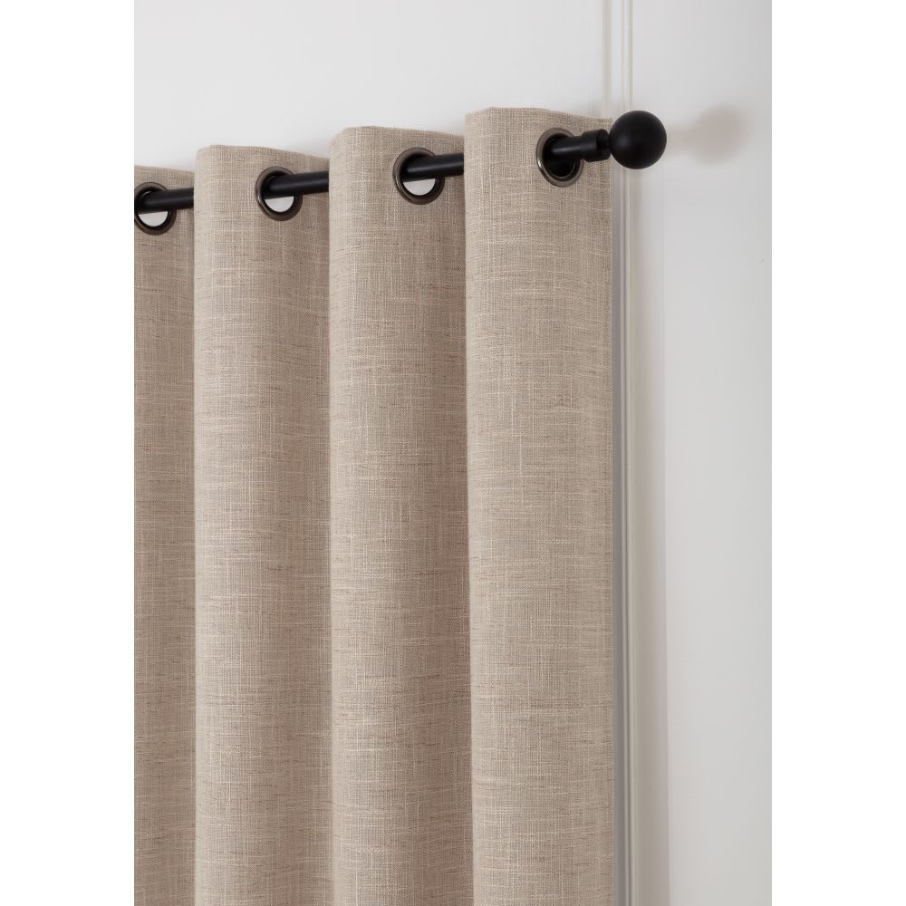 Rideau phonique oeillets beige mc632 130lx250h — vue 3