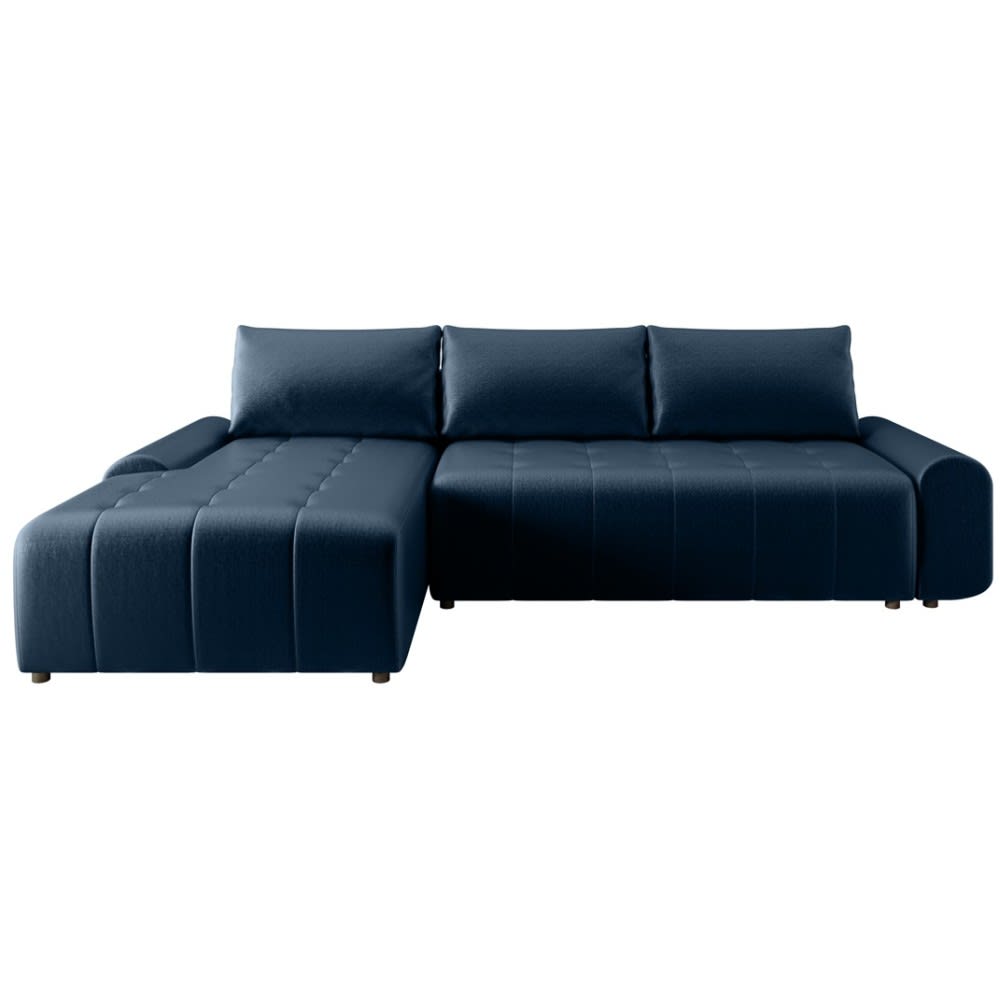 Canapé-lit d'angle Bleu foncé gauche