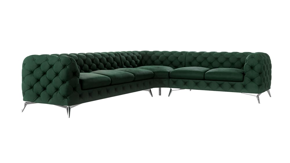 Canapé d’angle Chesterfield