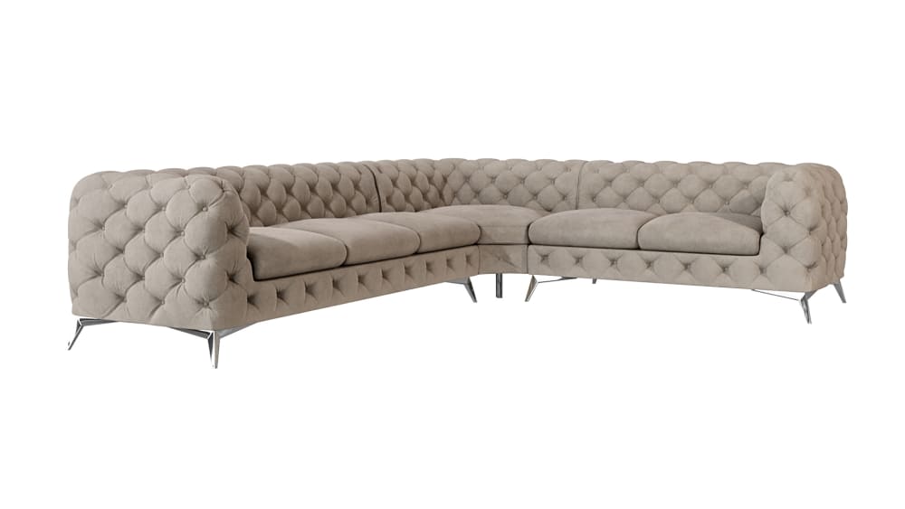Canapé d’angle Chesterfield