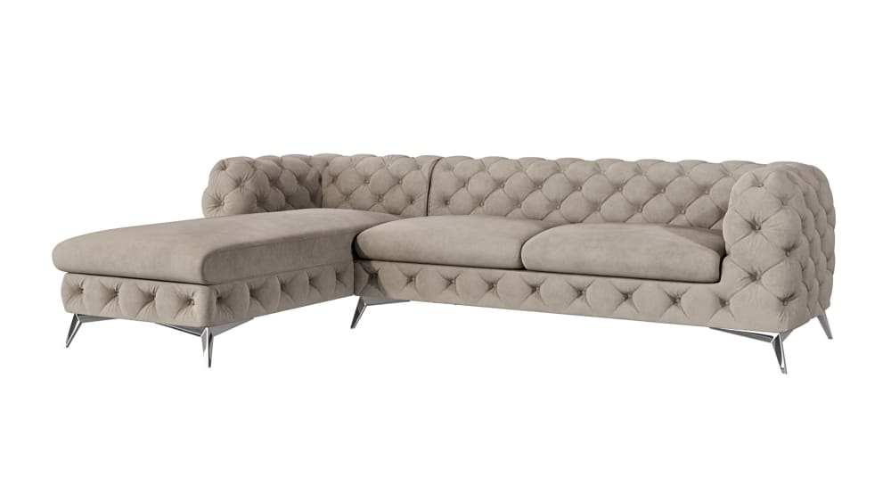 Canapé d’angle Chesterfield