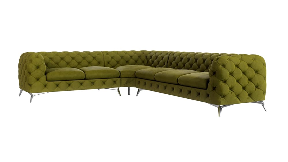 Canapé d’angle Chesterfield