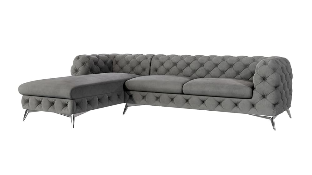 Canapé d’angle chesterfield