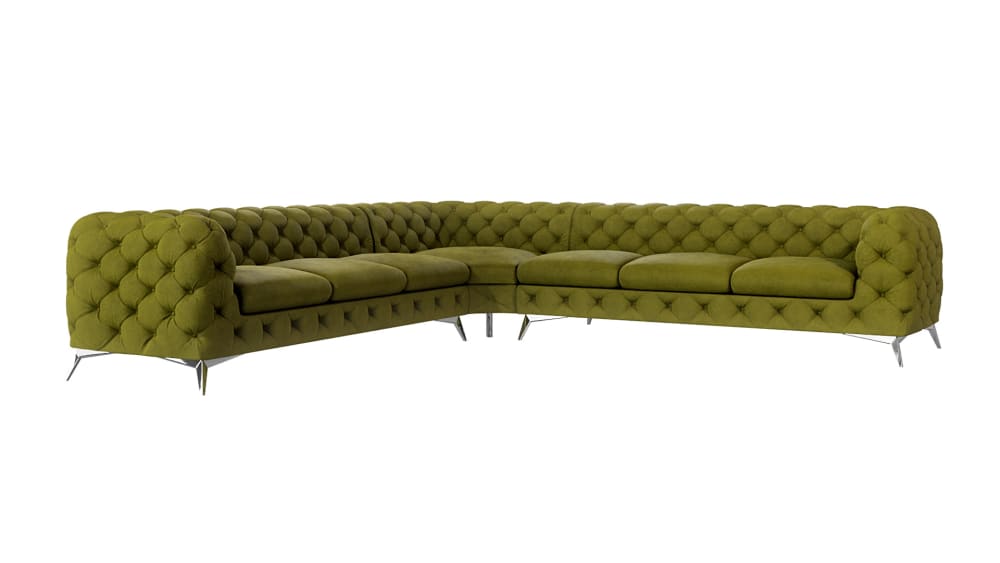 Canapé d’angle Chesterfield