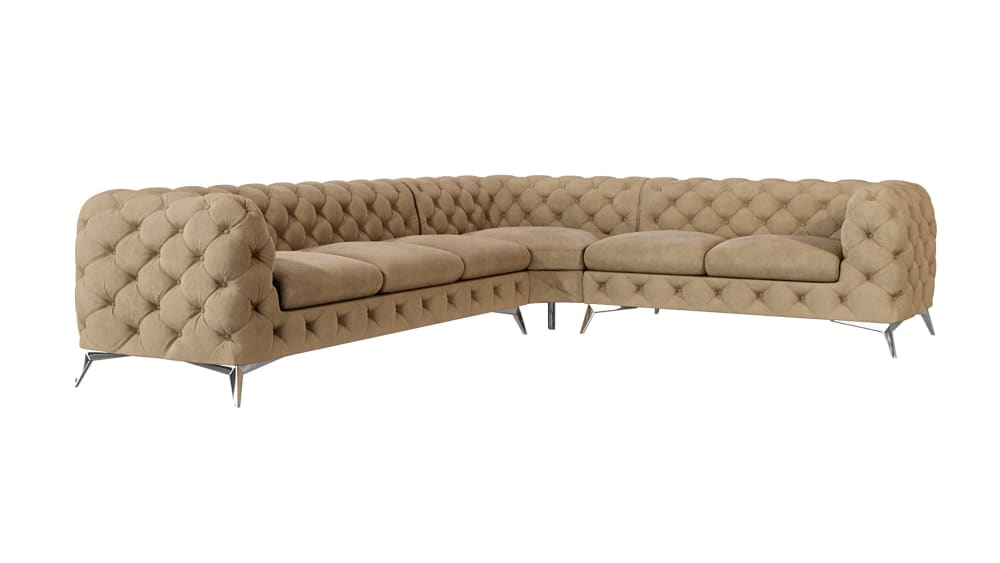 Canapé d’angle Chesterfield