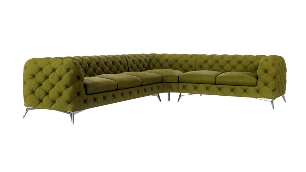 Canapé d’angle Chesterfield