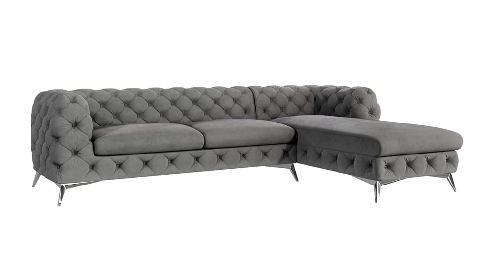 Canapé d’angle chesterfield