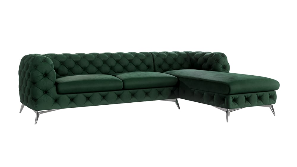Canapé d’angle Chesterfield