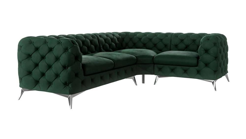 Canapé d’angle Chesterfield