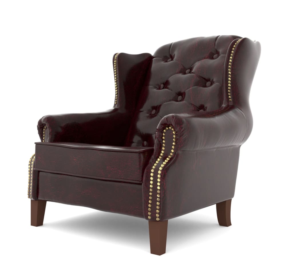 Fauteuil Chesterfield - cuir