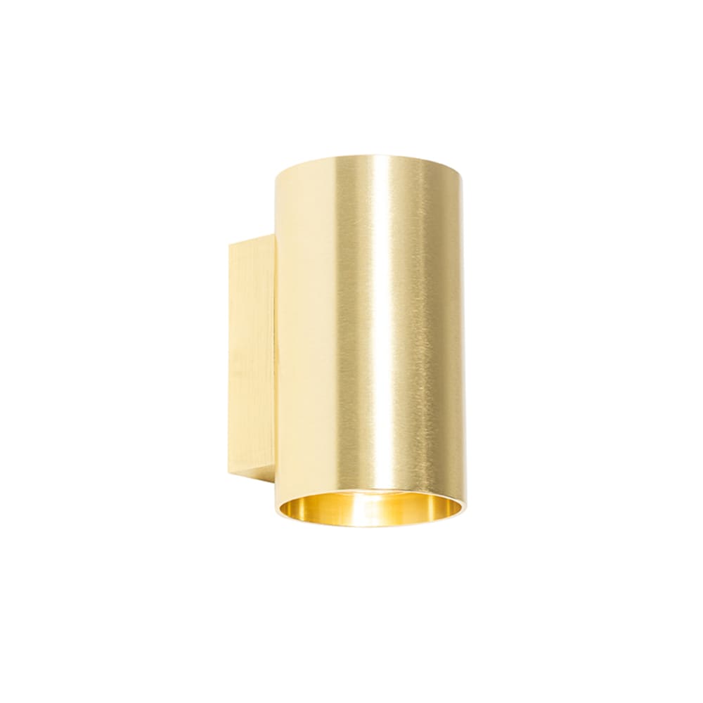 QAZQA Wandleuchte Gold rund style modern Gold Aluminium