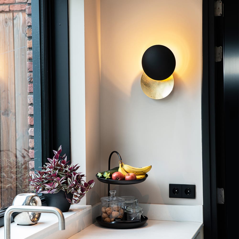 Wandlampe schwarz Gold - Maisons Du Monde