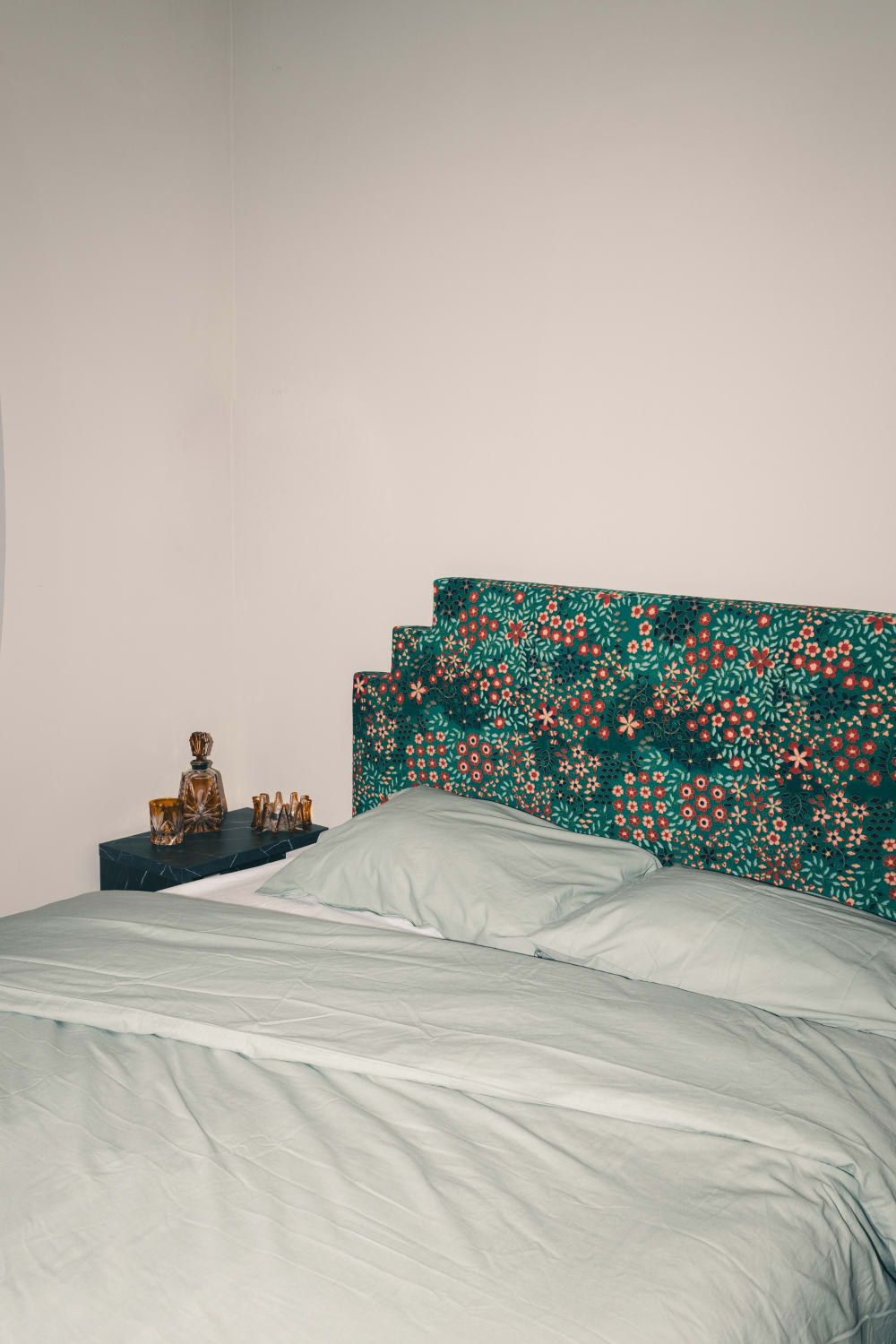 Bettkopfteil gepolstert mit Samt 150cm - Maisons Du Monde