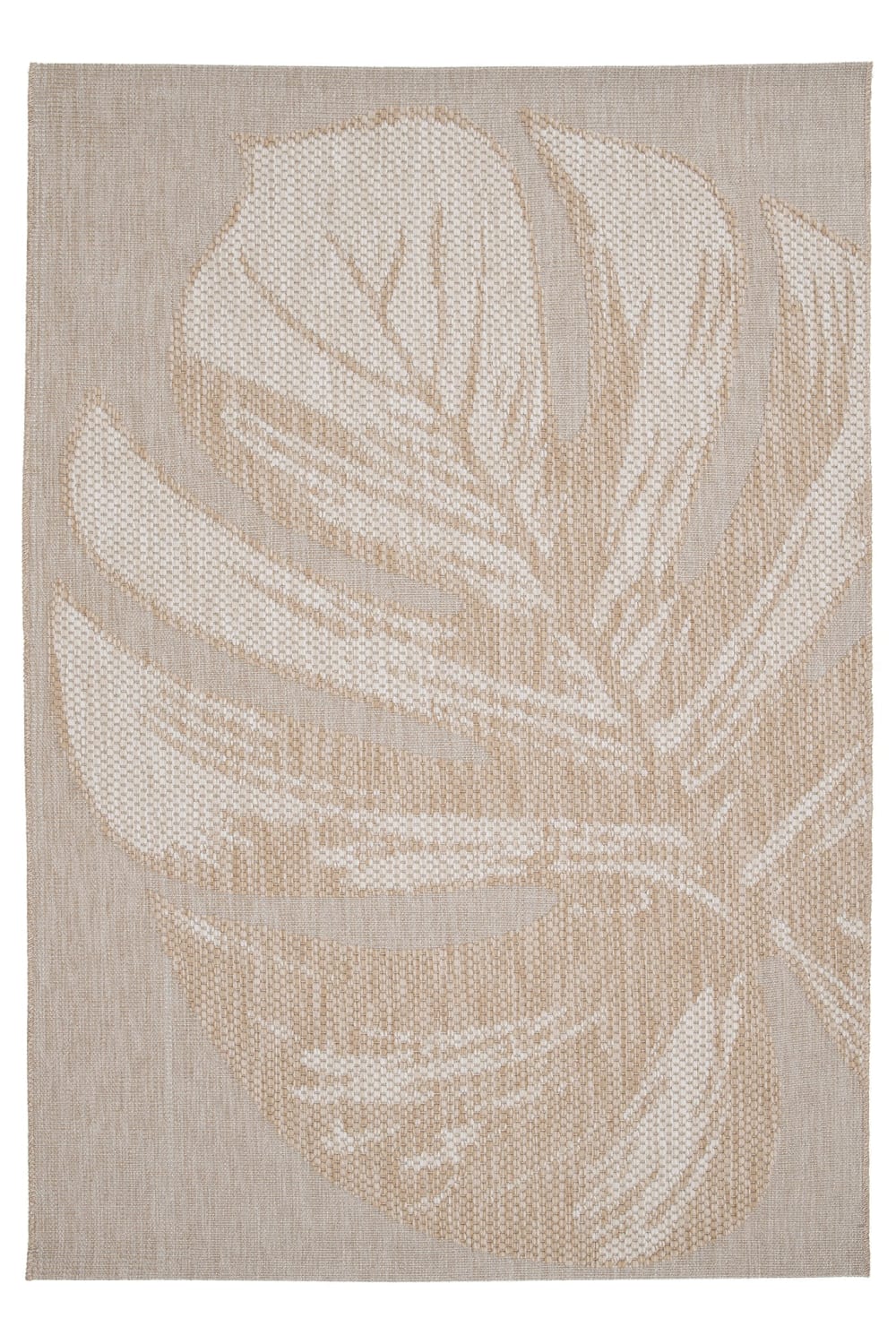 Tapis intérieur extérieur effet sculpté marron 160 x 230