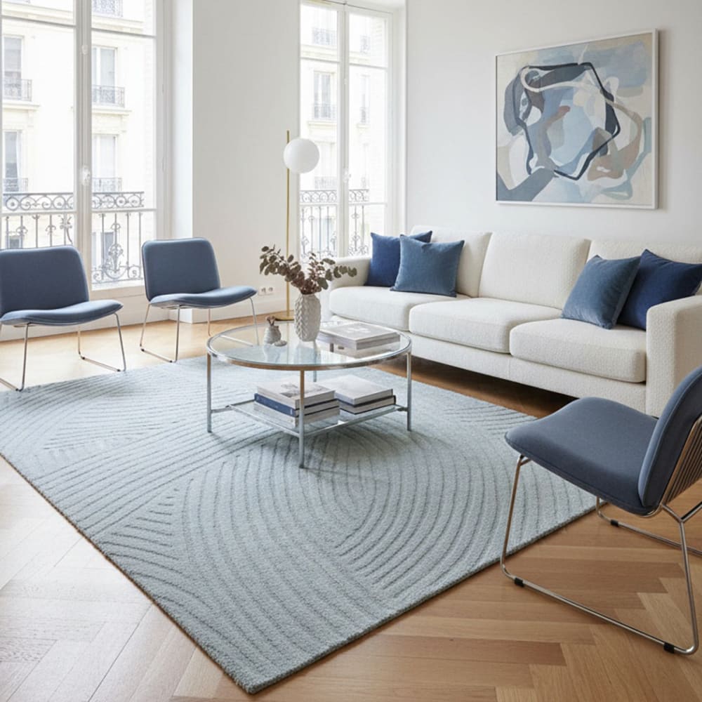 Teppich sehr weich mit Relief-Effekt 160 x 230 cm - Maisons Du