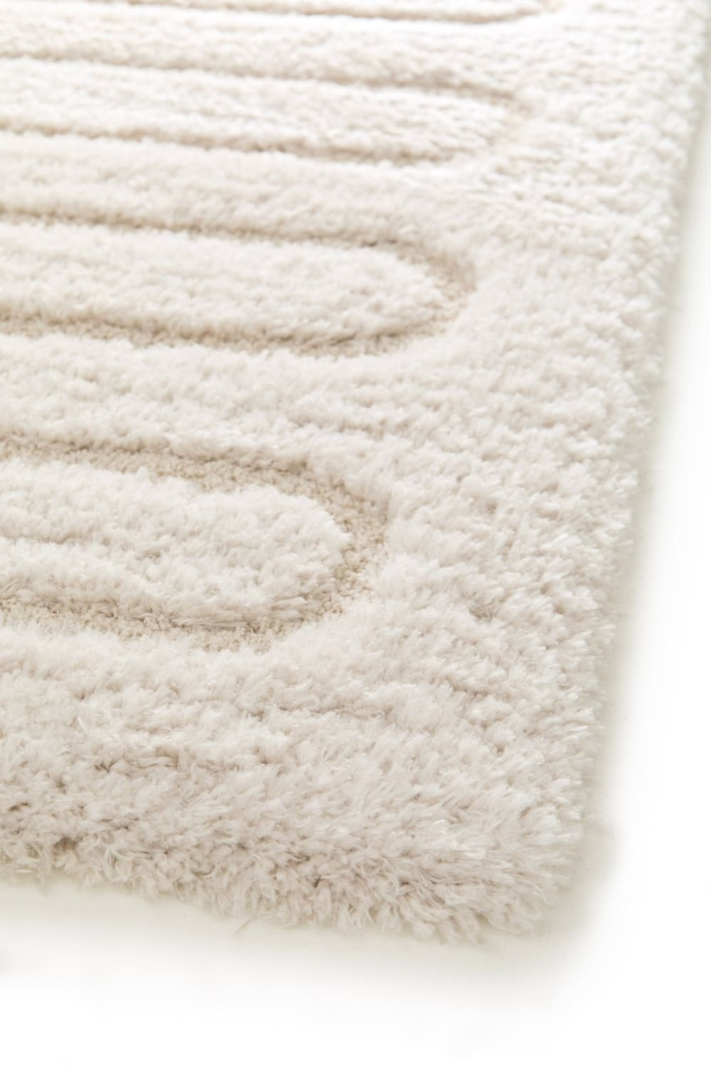 Tapis épais ultra doux ivoire 120 x 170 cm — vue 4