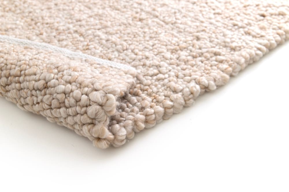 Tapis tissé main bouclé marron 120 x 170 cm — vue 4