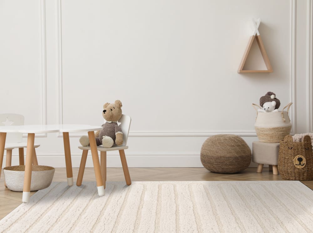 Tapis épais ultra doux ivoire 160 x 230 cm — vue 4