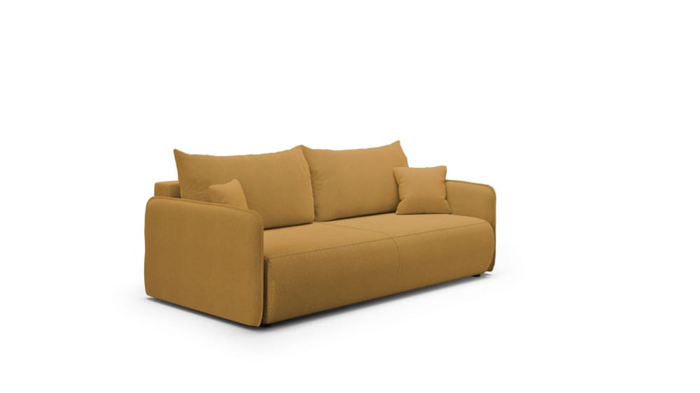 Furnisell Schlafsofa 4-Sitzer Gelb style modern Gelb Pes - Polyester
