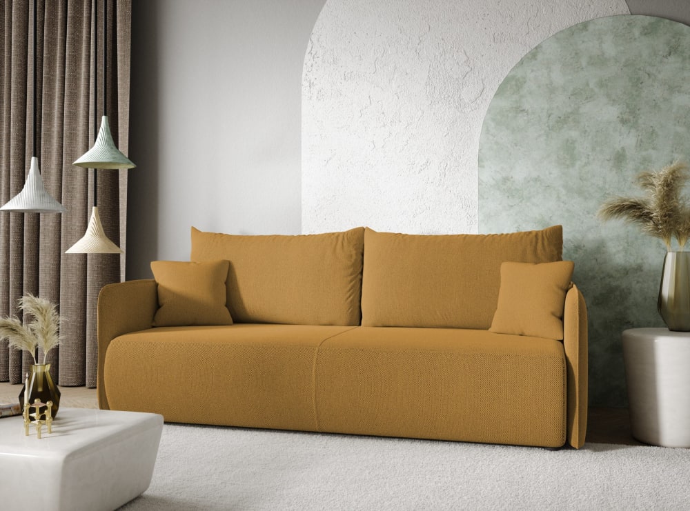 Schlafsofa 4-Sitzer Gelb - Maisons Du Monde