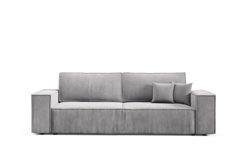 Furnisell Schlafsofa mit Bettkasten Grau style modern Grau Pes - Polyester