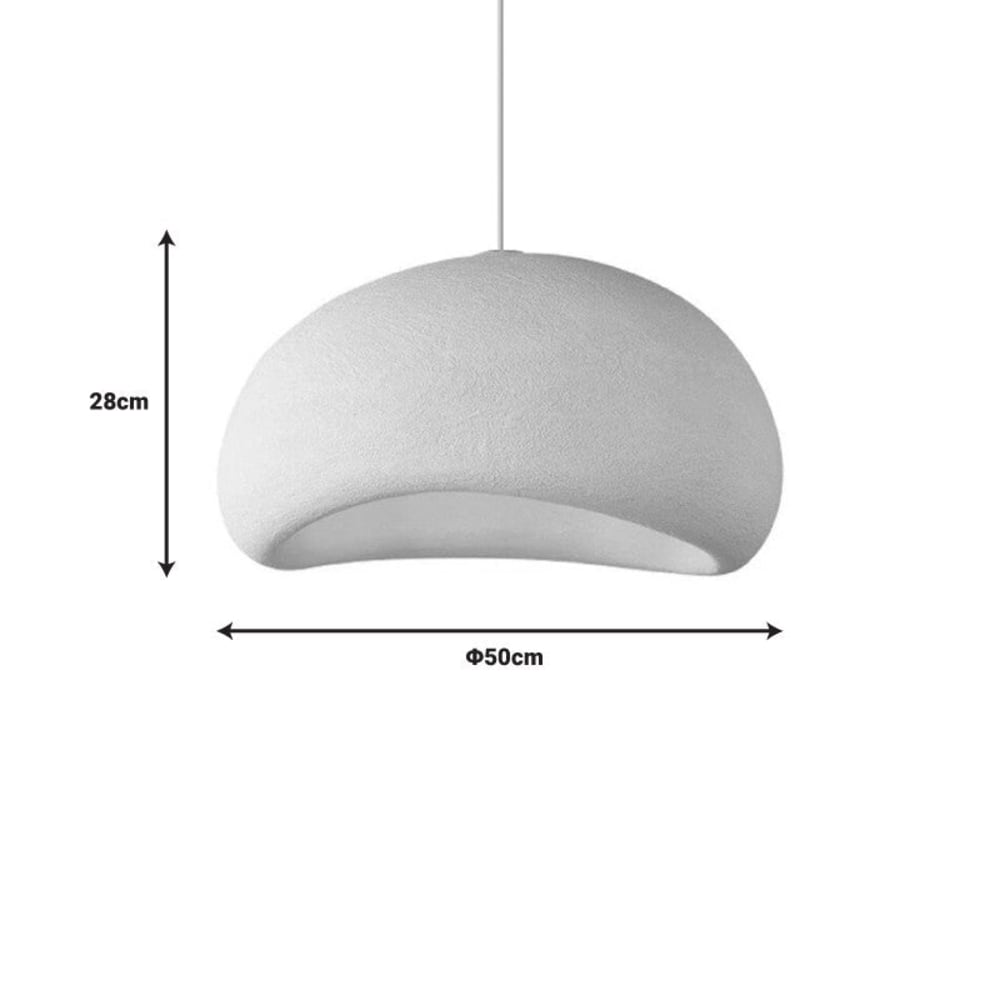 Plafonnier suspension luminaire blanc 50x28 cm - Maisons du Monde