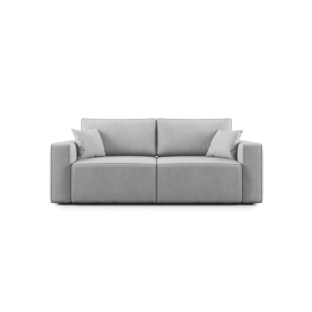 Canapé en tissu imperméable 180 cm gris clair