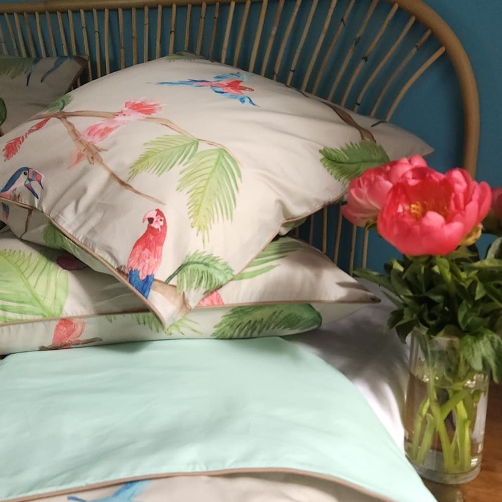 Taie d'oreiller multicolore en percale de coton 50x70cm - Maisons du Monde