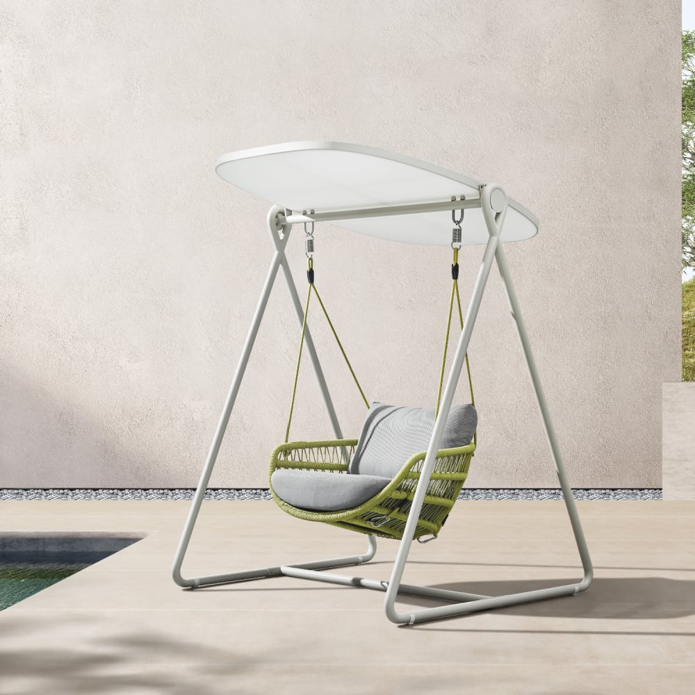 Balancelle de jardin en corde vert extérieur