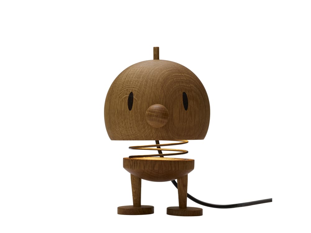 Figurine bumble lampe l chêne