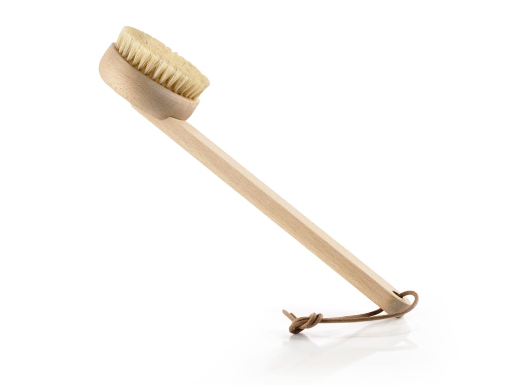 Brosse de douche 33 cm en hêtre