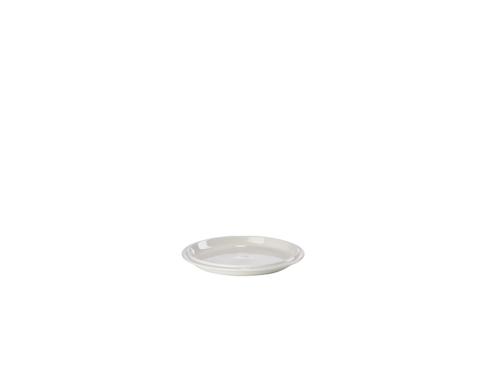 Assiette 16cm en porcelaine blanc cassé Assiette 16cm en porcelaine blanc cassé