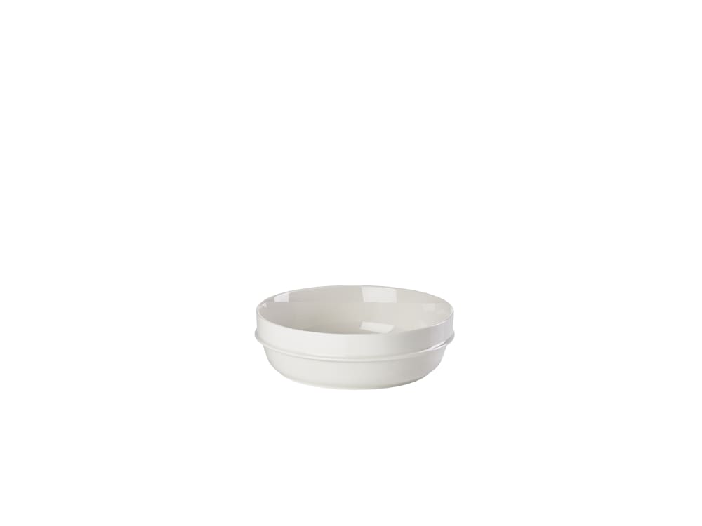 Assiette à pâtes 20cm en porcelaine blanc cassé Assiette à pâtes 20cm en porcelaine blanc cassé