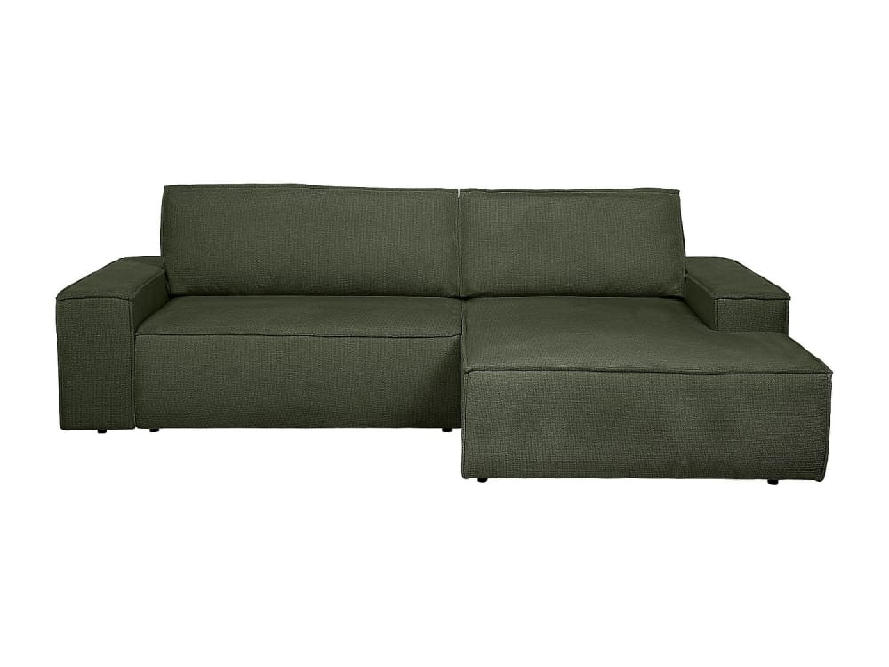 Canapé d'angle  4 places vert