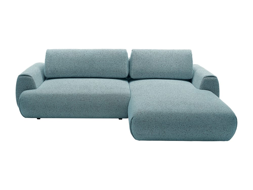 Canapé d'angle  4 places bleu