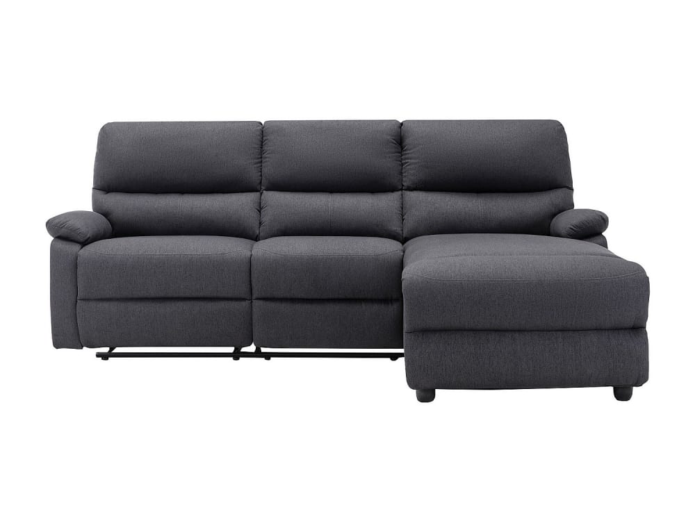 Canapé d'angle  4 places gris anthracite