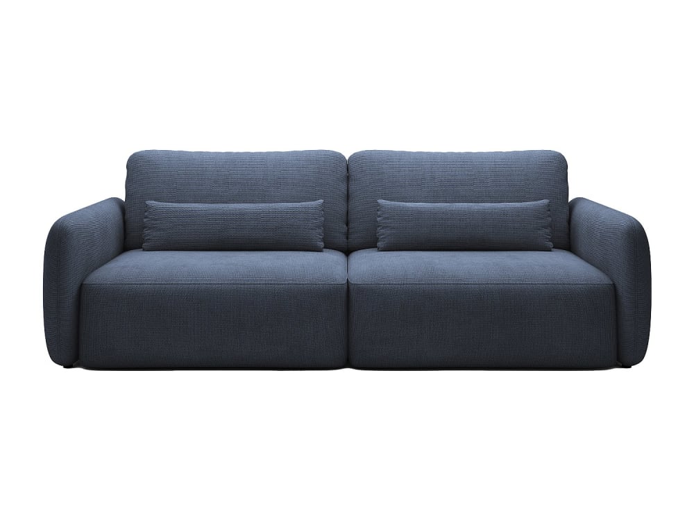 Canapé convertible  3 places bleu nuit